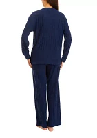 Women's Wide Rib Lush Pajama Set