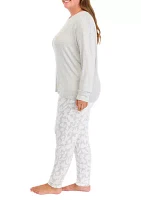 Folded Cashmere Jogger Set