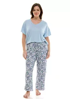 Plus Lush Luxe Capri Pajama Pants