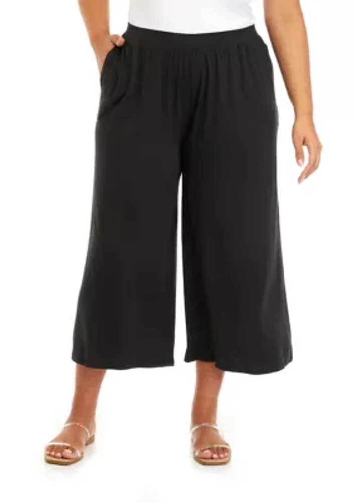 Plus Capri Pajama Pants