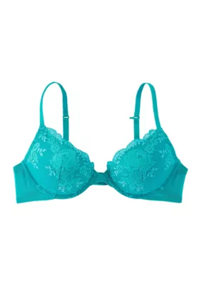 Push Up Plunge Lace Bra