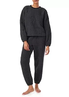 Women's Long Sleeve Top and Jogger Lounge Set