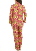 Women's Bagheera Long Printed Pajama Set