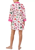 Printed Short Robe