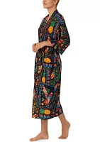 Printed Woven Maxi Robe