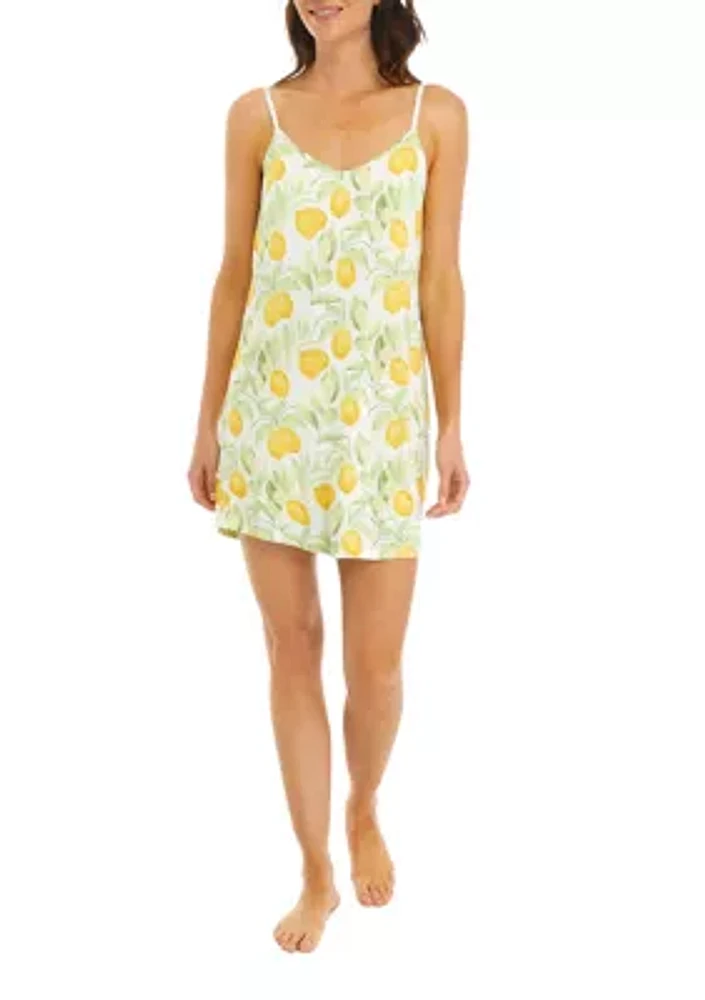 Lemon Printed Chemise