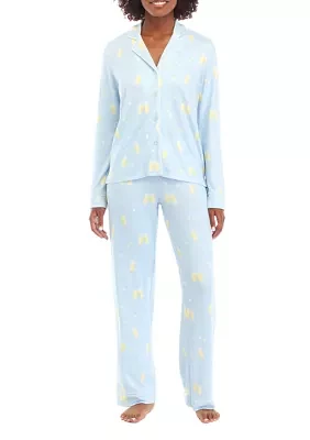 Butter Jersey Pajama Set