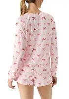 Peachy Printed Short Pajama Set