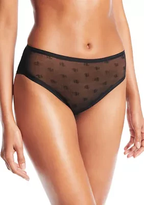 Monogram Sheer High Waist Bikini