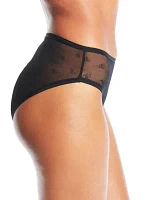 Monogram Sheer High Waist Bikini