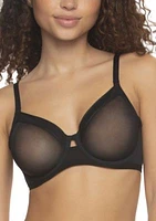 Ethereal Sheer Mesh Unlined Underwire Bra