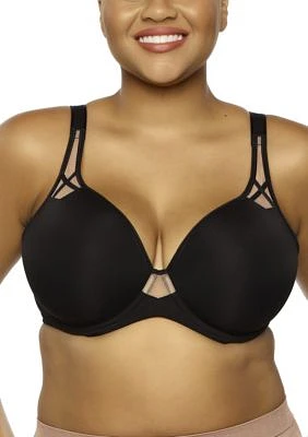 Amaranth Plush T-Shirt Bra with Sheer Details