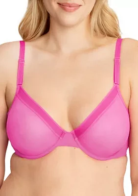 Mesh Unlined Underwire Bra