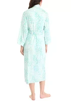 Cozy Knit Printed Robe