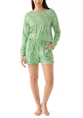 Annie Short Printed Pajama Set