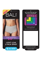 Bali Light Leak Protection 2-Pack Briefs