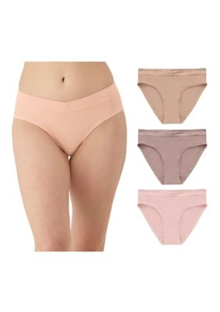 Everyday Luxe Stretch Micro Hi Leg Underwear - 3-Pack