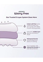 Worry Free Heavy Absorbency Hipster Panties