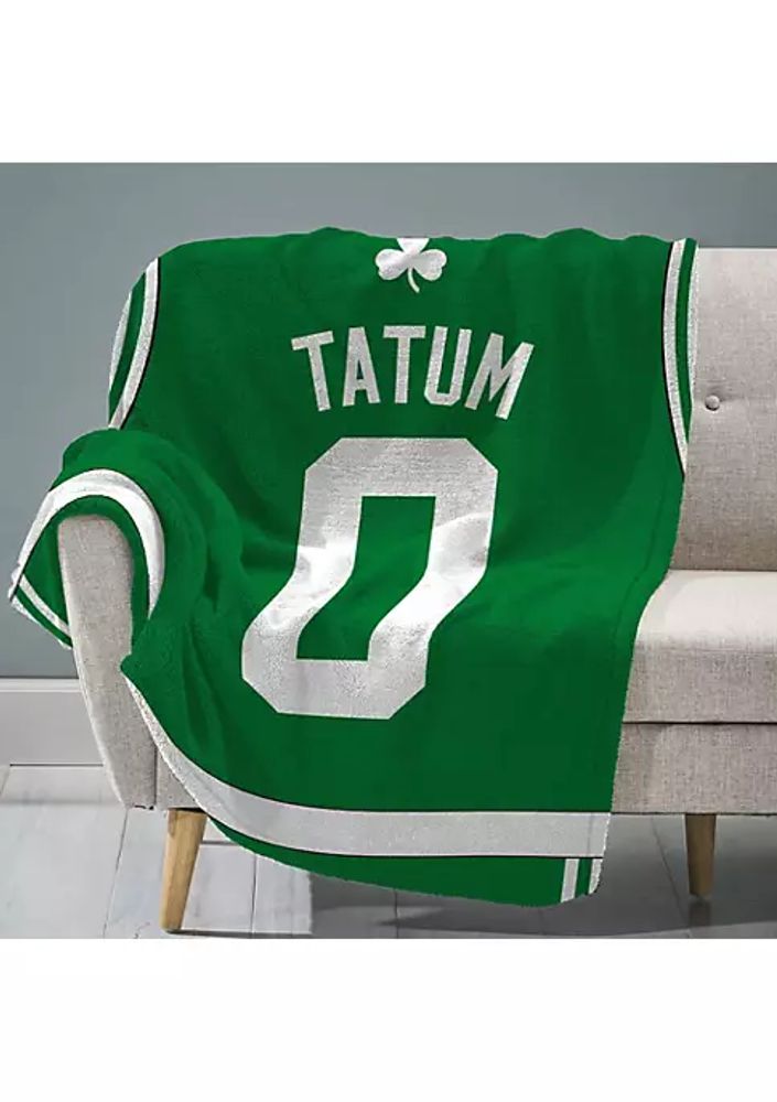 Belk Sleep Squad Boston Celtics Jayson Tatum 60-Inch X 80-Inch Raschel  Plush Blanke