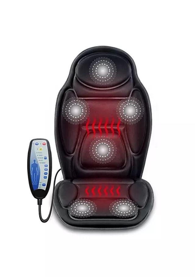 Snailax Shiatsu Massage Seat Cushion - 2D/3D 2-in-1 Modes Back Massager with Heat - 269