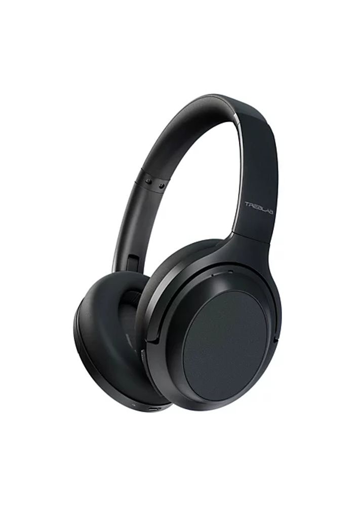 Belk TREBLAB Z7 PRO - Hybrid Active Noise Canceling Headphones with Mic - Playtime & USB-C Charging, ANC Wireless Over Ear Bluetooth w/aptX, Stereo Sound, Touch Control (Grey)