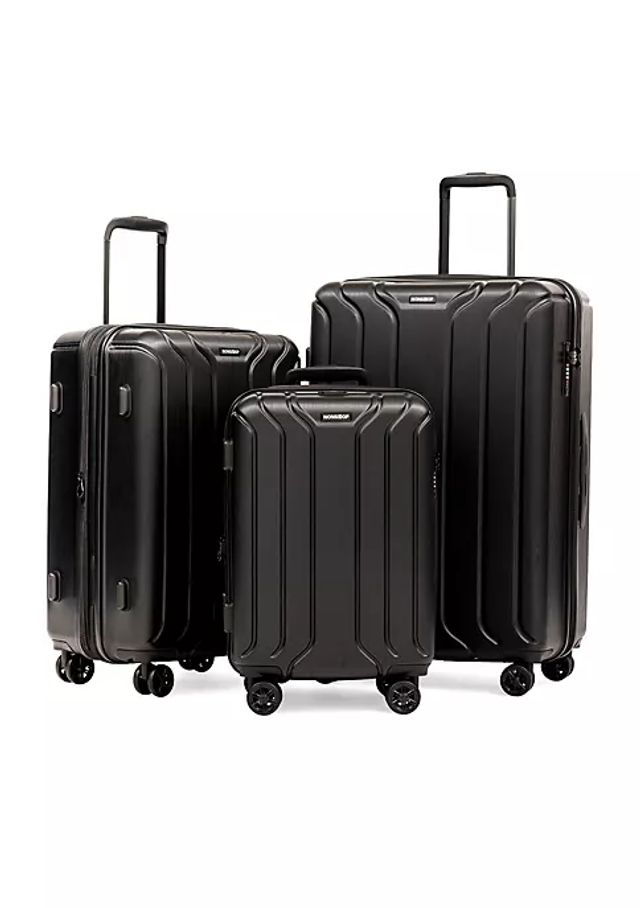 Nonstop New York 3 Piece Set (20 24 28) 4-Wheel Luggage Set + 2 Packing Cubes, Teal