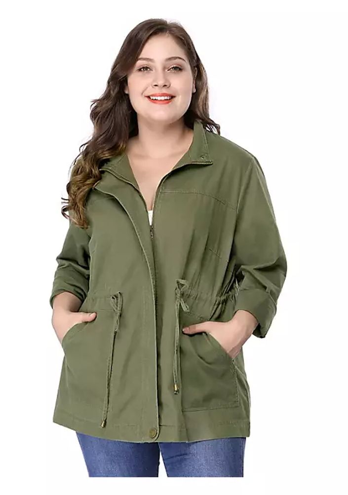 Buyr.com | Casual Jackets | Levi's Women's Lightweight Parachute Cotton Military  Jacket (Standard & Plus Sizes), Army Green, X-Small