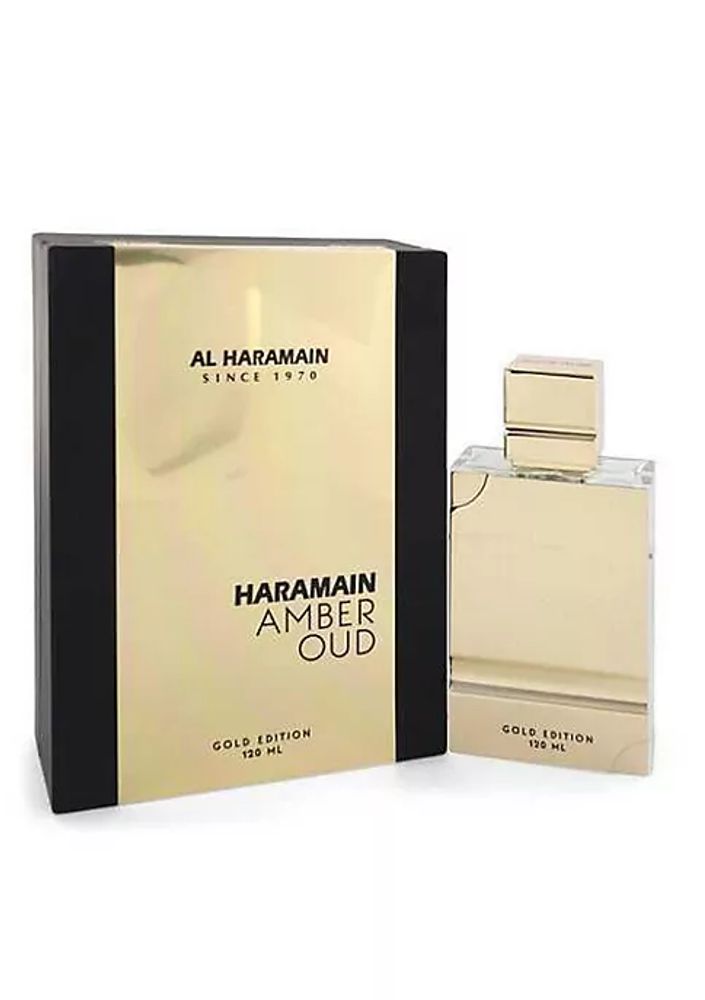 Al Haramain Amber Oud Gold Edition Eau de Parfum Spray, 4 Ounce