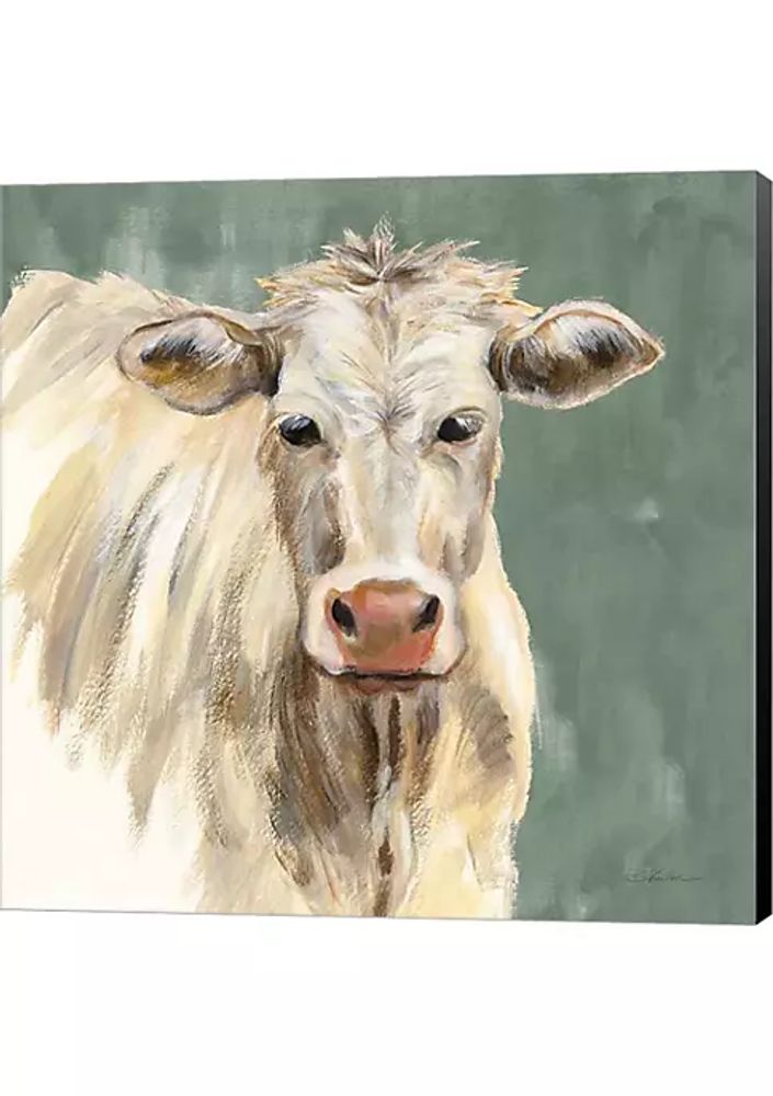 white cow head wall hanging