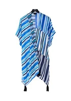 Women's Salon Stripe Kimono Duster