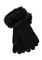 Wool and Cashmere Honeycomb Gloves