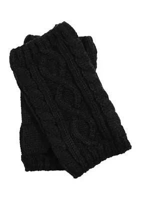 Mixed Cable Knit Hand Warmers