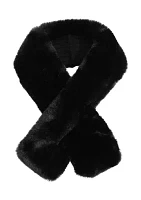 Faux Fur Pull Through Scarf