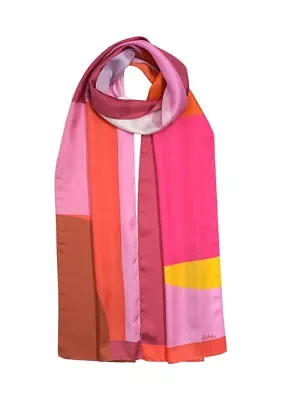 Color Theory Silk Oblong Scarf