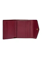 Wyn Small Wallet in Color Block Signature Canvas