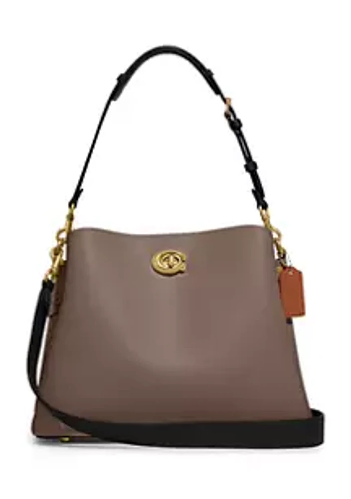 COACH Willow Shoulder Bag Color Block