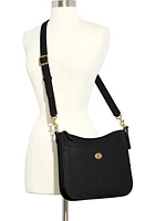 Polished Pebble Leather Chaise Crossbody