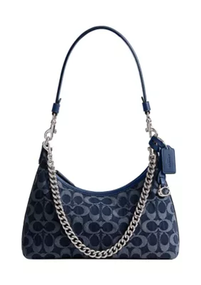 Juliet Shoulder Bag 25 In Signature Denim