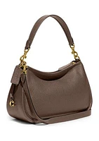 Soft Pebble Leather Cary Crossbody Bag