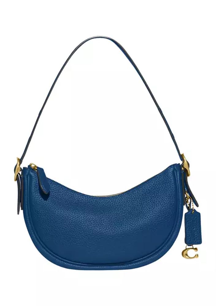 Willow Shoulder Bag - Coach - Blue Denim - Leather