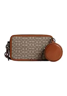 COACH Charter Slim Crossbody In Micro Signature Jacquard