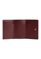 Essential Coated Canvas Signature Mini Trifold Wallet