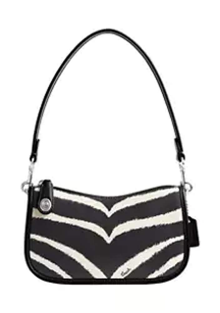 COACH Zebra Printed Swinger 2.0 Handbag