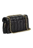 Quilted Tabby Shoulder Bag with Chain