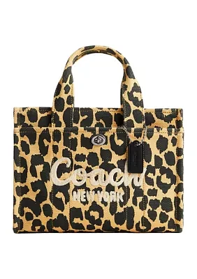 Cargo Tote 26 with Leopard Print