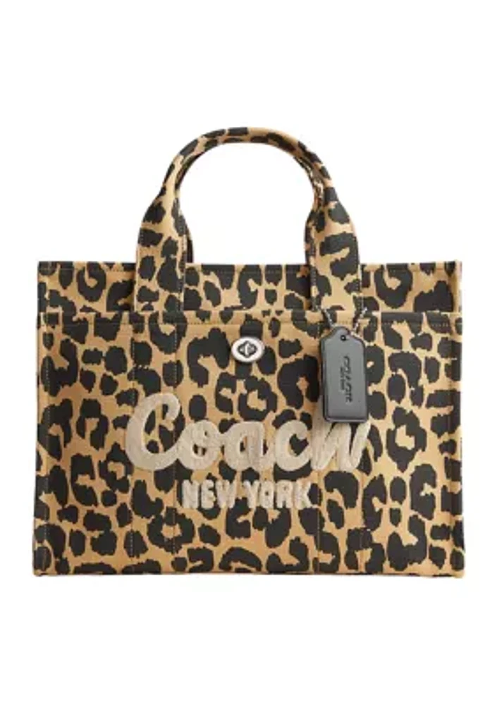 Leopard Print Cargo Tote