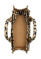 Leopard Print Cargo Tote