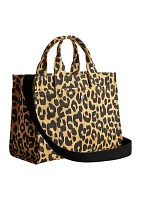 Leopard Print Cargo Tote