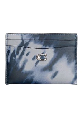 Essentials Card Case with Tie-Dye Print