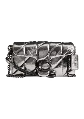 Quilted Metallic Tabby Wristlet